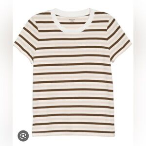 Madewell Northside vintage striped T shirt size medium